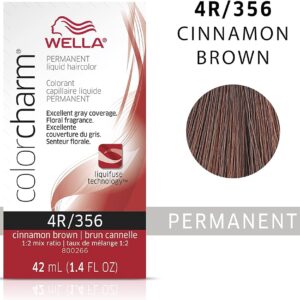 Wella Color Charm 4R Cinnamon Brown Permanent Liquid Haircolor