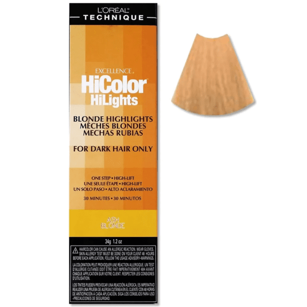 L'Oreal Excellence HiColor HiLights Ash Blonde For Dark Hair Only