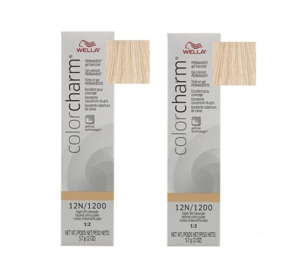 12N/1200 High Lift Blonde Wella Color Charm Permanent Gel Haircolor