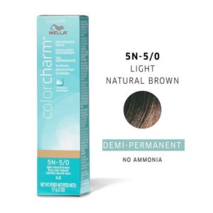 Wella 5N Light Natural Brown Color Charm Demi-Permanent Hair colour