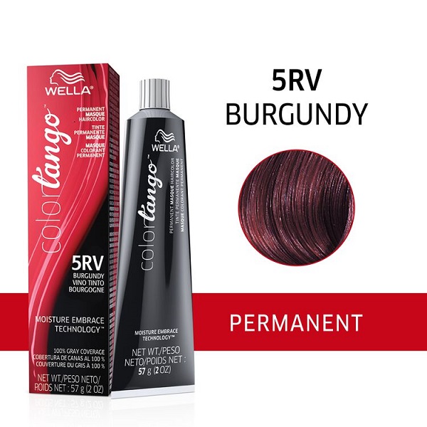 5RV Burgundy Wella Color Tango Permanent Masque Haircolor