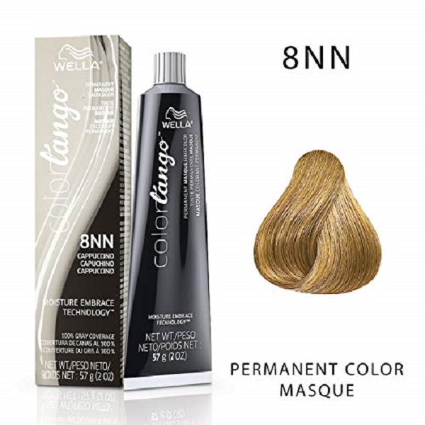8NN Cappuccino Wella Color Tango Permanent Masque Haircolor