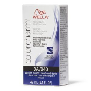 Pale Ash Blonde 9A/940 - Wella Color Charm Permanent Liquid Haircolor & Developer (Vol. 20)