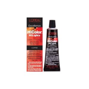 Copper - L'Oreal Excellence HiColor for Dark Hair Only