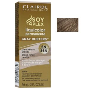 Dark Neutral Blonde 6N Clairol Permanent Hair Colour GRAY BUSTERS