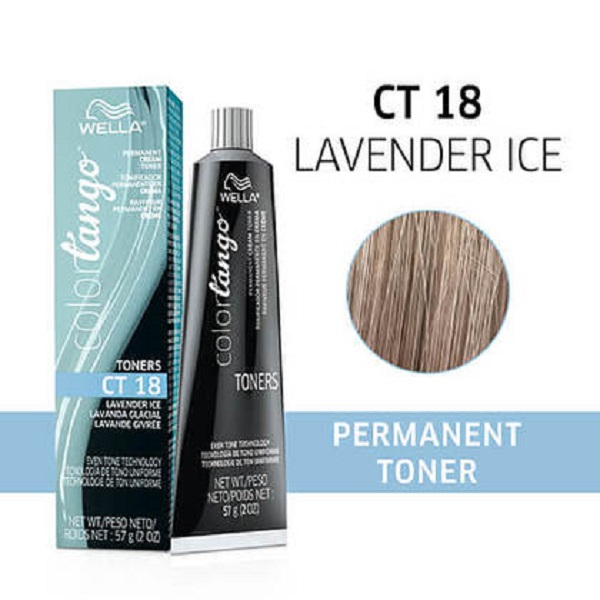 CT 18 Lavender Ice Wella Color Tango Permanent Masque Haircolor