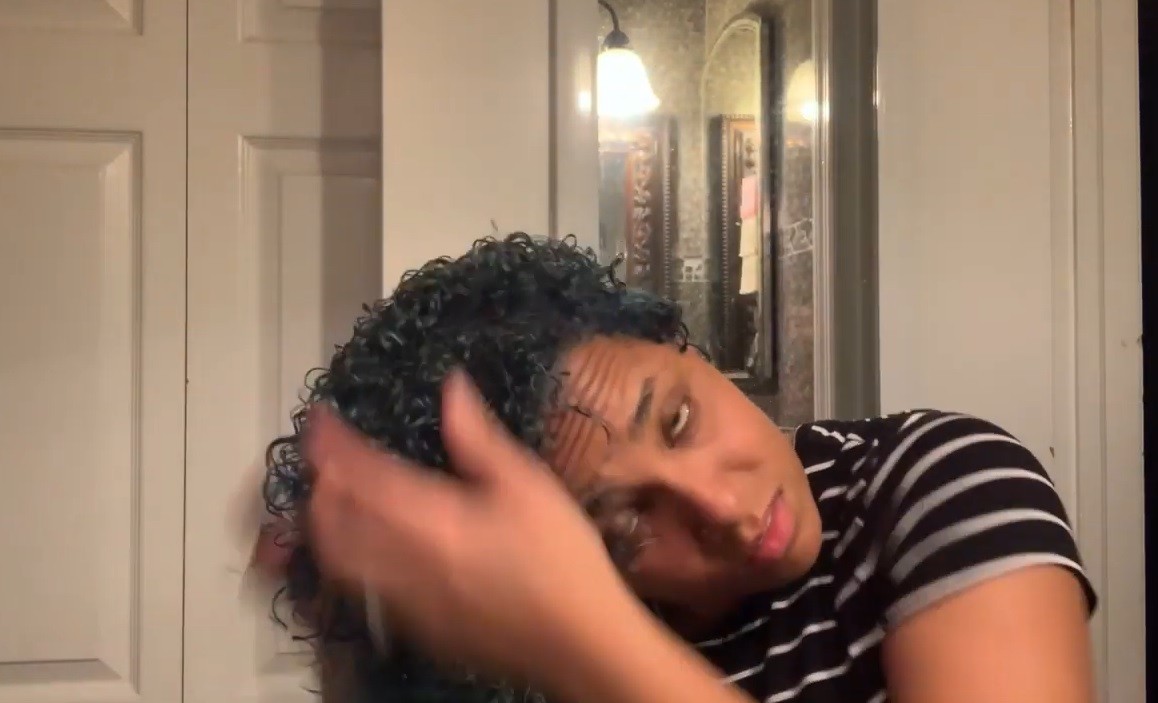 How I Painted My Hair Blue | Wella Ccolor Charm Paints Blue