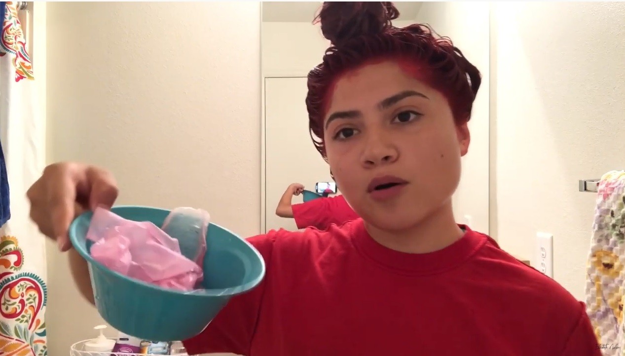 How To Get Red Hair At Home With L’Oréal Hicolor Hilights Magenta Permanent Hair Dye !!