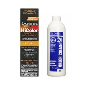 L'Oreal HiColor H14 Vanilla Champagne, Blondes For Dark Hair Only