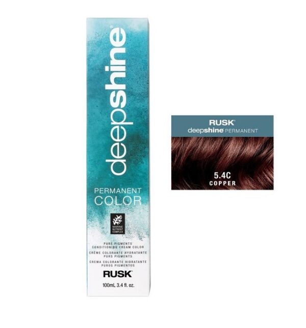 Rusk Deepshine 5.4C Copper Permanent Hair Colour -