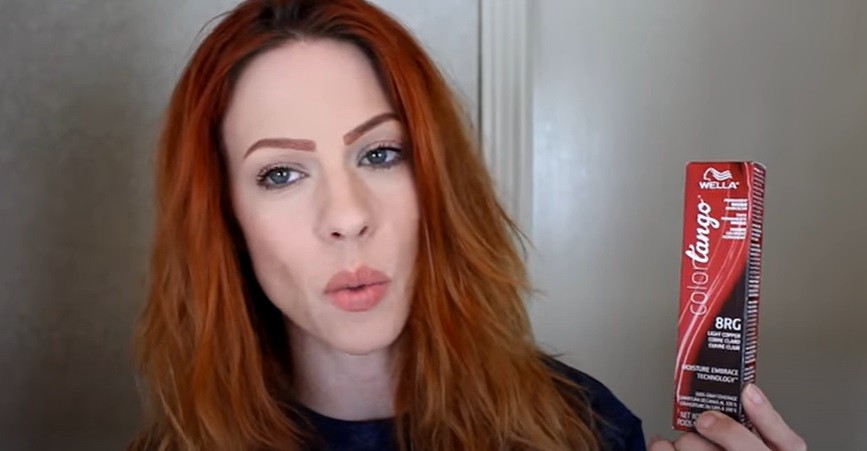 Dyeing for Wella Color Tango 8RG Light Copper!