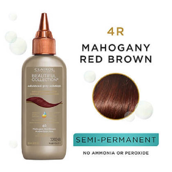 Clairol Beautiful Collection 4R Manhogany Red Brown