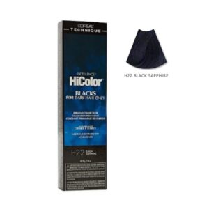 H22 Black Sapphire L'Oreal Excellence HiColor BLACKS For Dark Hair Only
