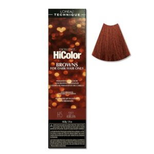 L'Oreal Excellence HiColor H5 Soft Auburn BROWNS For Dark Hair Only