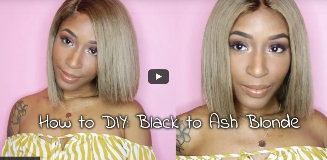 How To Go From Natural Black To Ash blonde Using Wella 6A & 8A !!